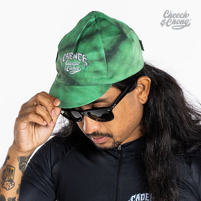 Cadence x Cheech & Chong Cycling Cap [Green Tie Dye]
