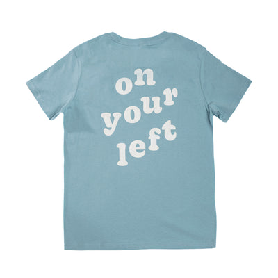 Women's On Your Left S/S Tee [Pale Blue]
