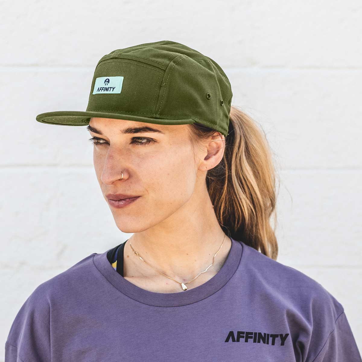 AFFINITY LINKED 5 PANEL HAT [Army]