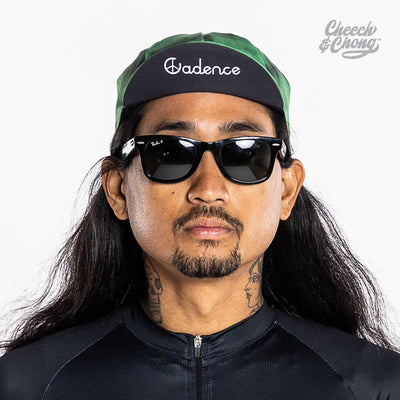 Cadence x Cheech & Chong Cycling Cap [Green Tie Dye]