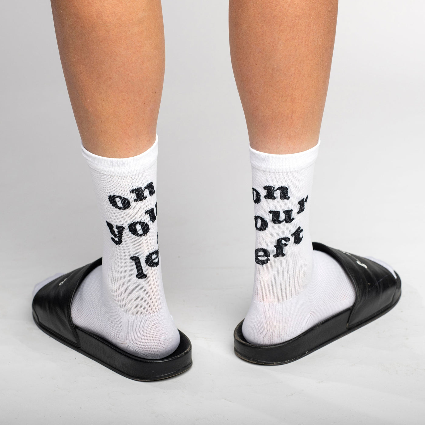On Your Left Socks [White]