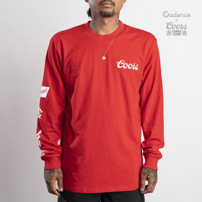 Coors Barley L/S Tee  [Red]